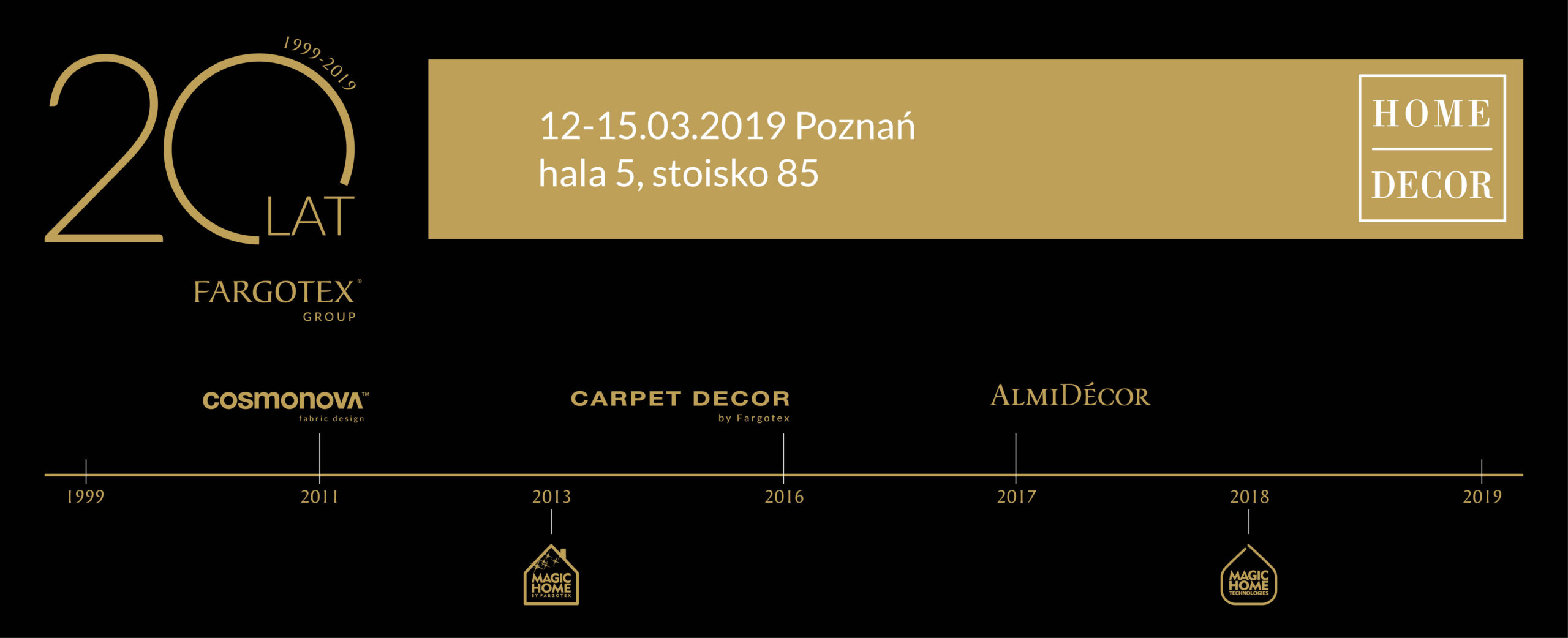 Fargotex Group serdecznie zaprasza na targi Home Decor 2019